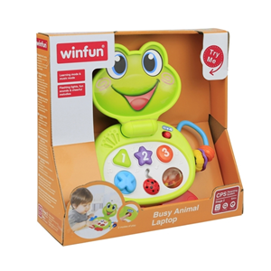 لپ تاپ آموزشی کودک طرح قورباغه Froggy laptop وین فان winfun مدل 008001_اسباب بازی